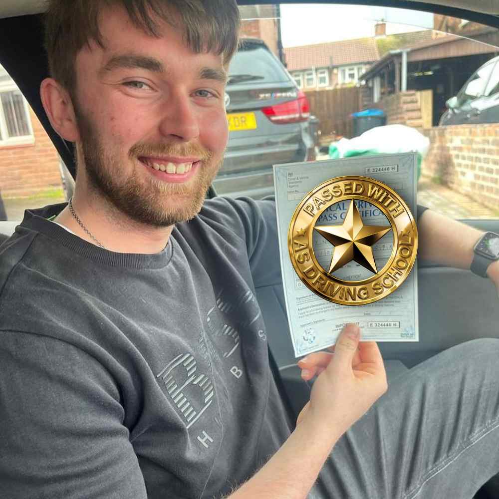Passed with Us: Driving Lessons Eastham, high pass rate, ADI Registered instructors, and package deals. Book now to start your journey.